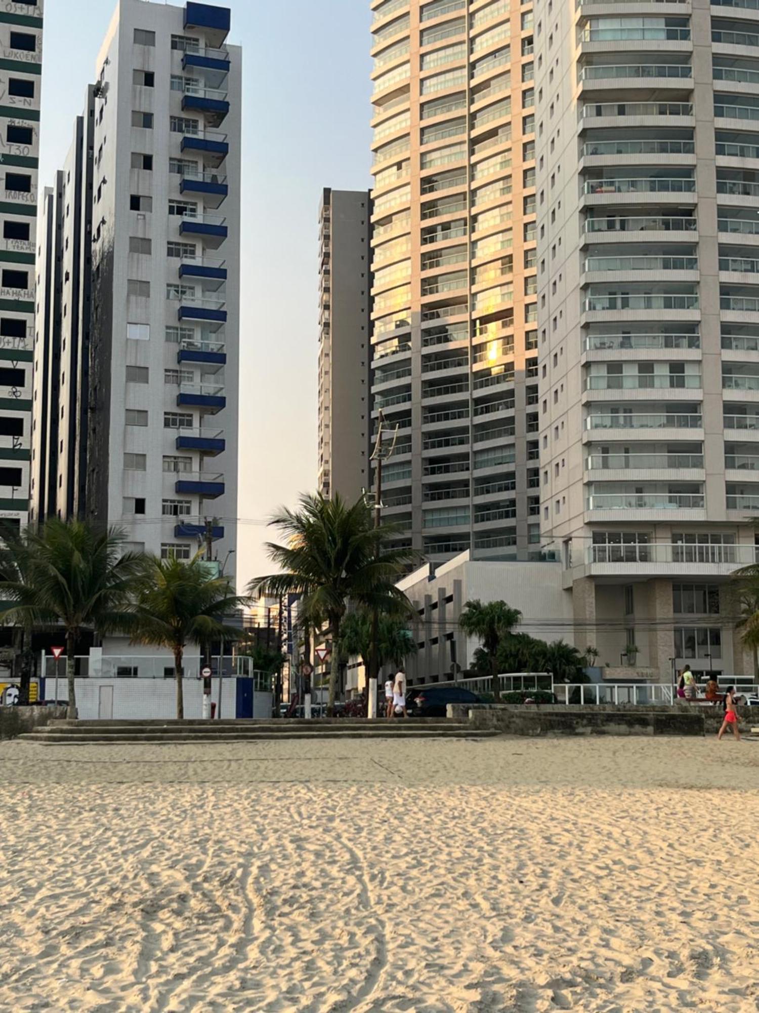 Apartamento Vista Para Praia Praia Grande  Exterior foto